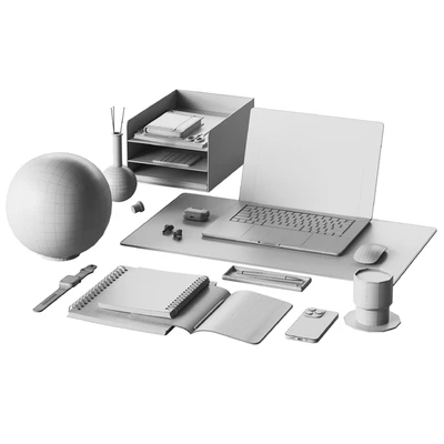 Beige soft decor for the workplace — Вид 3