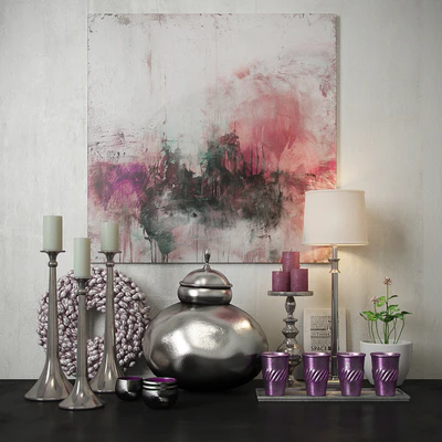 Pink decorative set — Вид 1
