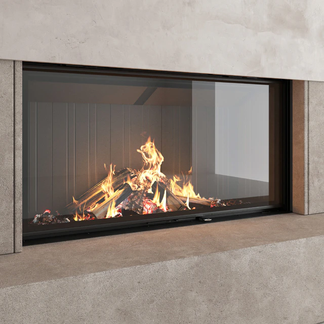 Decorative wall with fireplace set 27 — Descargar