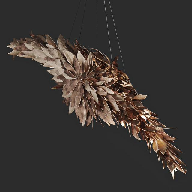 Luxury chandelier with petal elements EVO Vetvistore — Скачать