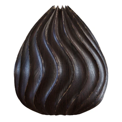 Accessories - Wooden Vases — Ver 2