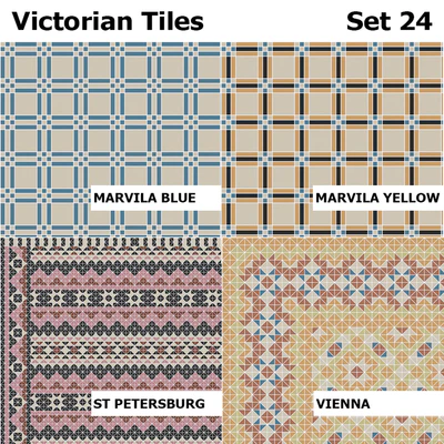 Topcer Victorian Tiles Set 24 — Ver 1