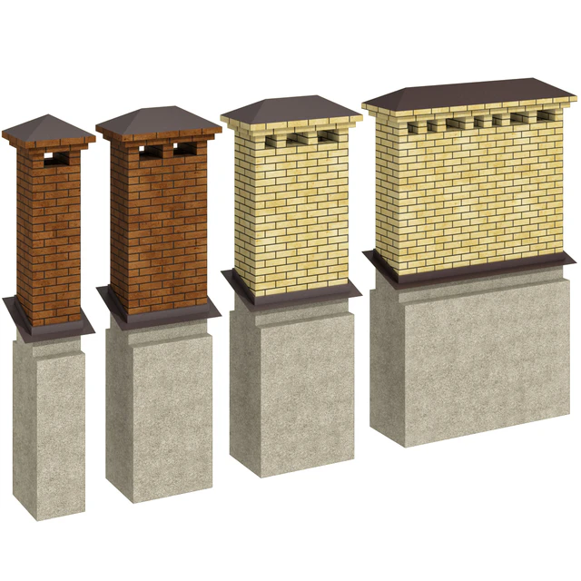 Дымовая труба дымоход вентиляционный канал / chimney smokestack ventilation — Скачать