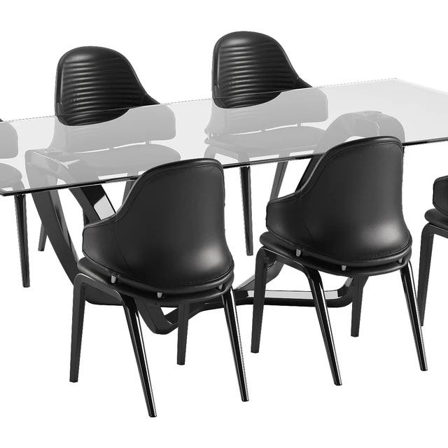 Reflex Vela chair Segno table set — Скачать