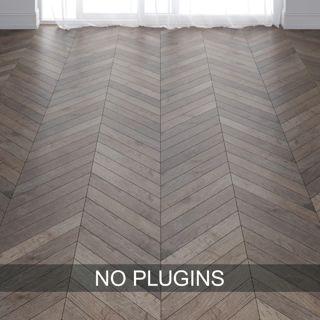 Grey Oak Wood Parquet Floor Tiles vol.015 in 3 types — Скачать