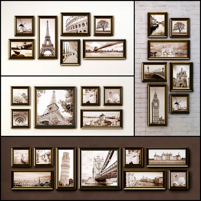The picture in the frame. 108 Collection frame (26 paintings 6 combinations) — Descargar