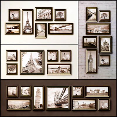 The picture in the frame. 108 Collection frame (26 paintings 6 combinations) — Ver 1