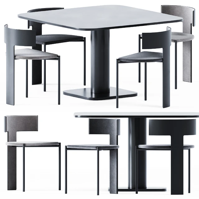 Matera Tavolo Table & Chair Zefir by Baxter — Descargar