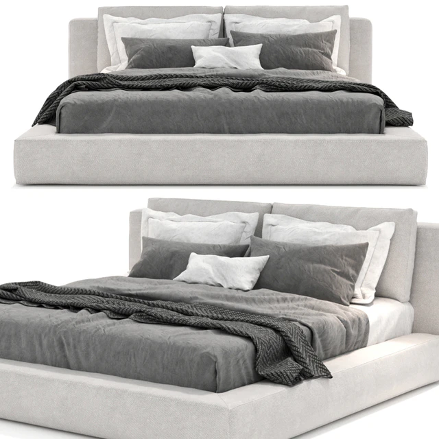 RH Cloud Slipcovered Platform Bed — Descargar