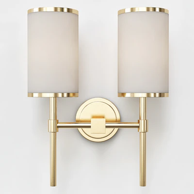 John Richard Modern Brass Wall Sconce — Скачать