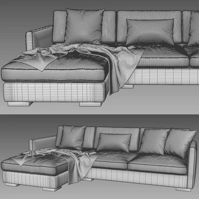 Meridiani Belmon Chaise Longue — Вид 3