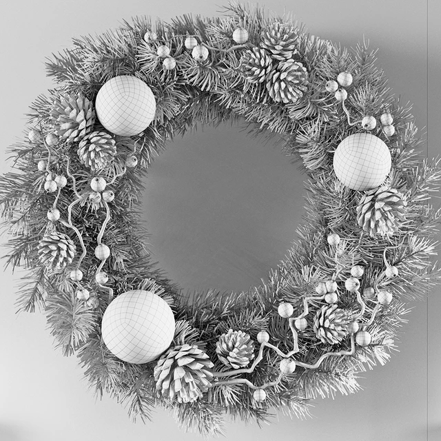 Christmas wreath — Скачать