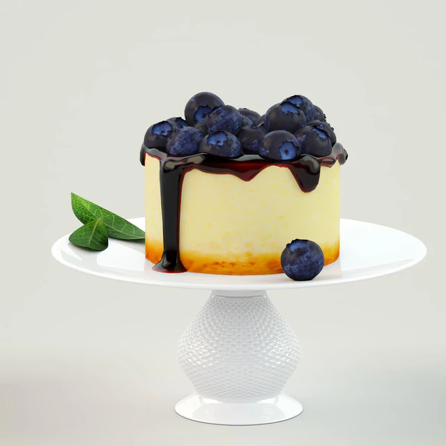 Cake with blueberry — Download