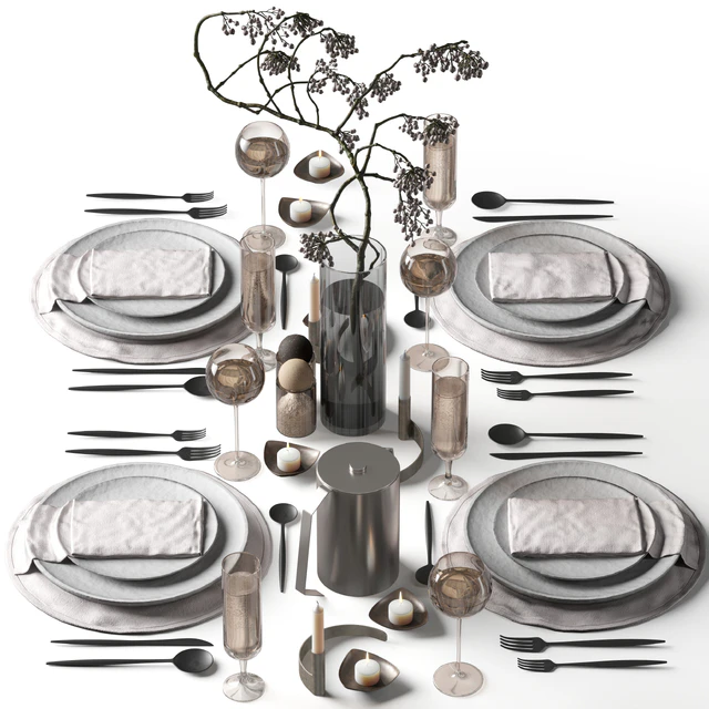 Tableware set 034 — Скачать