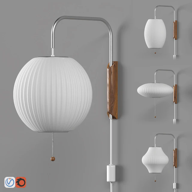 Nelson Bubble Wall Sconce Cabled Collection — Descargar