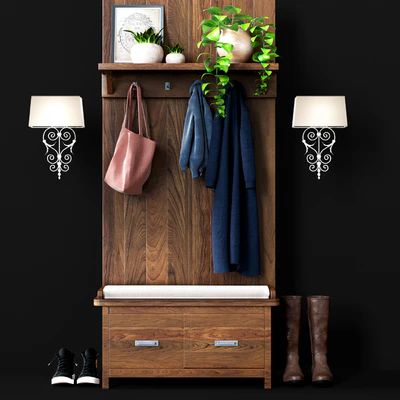 Hall Pottery Barn MATEO ENTRYWAY BENCH — Ver 1