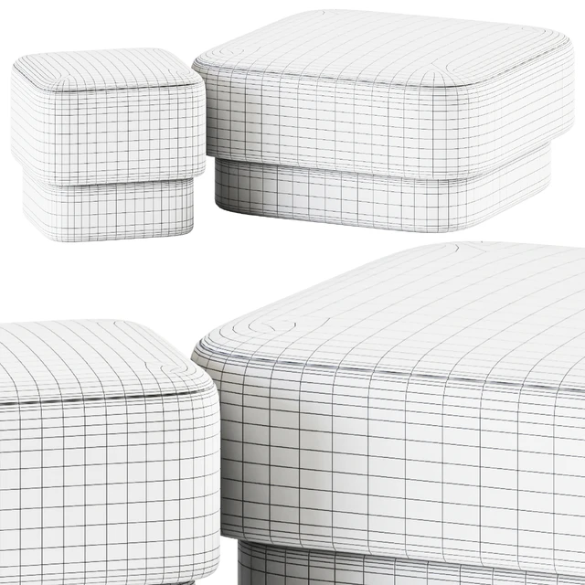 Kate Square Pouf by Domkapa / Пуф — Скачать