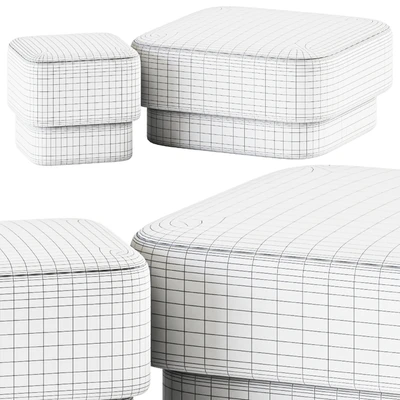 Kate Square Pouf by Domkapa / Пуф — Вид 3