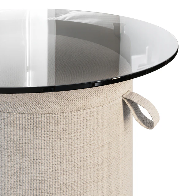 Set: coffee table and pouf, Dogli from LA REDOUTE INTERIEURS — Descargar
