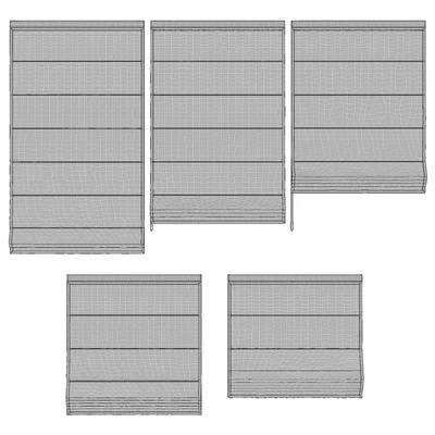 Linen Tulle Roman Shade — Вид 4