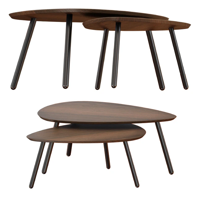 Журнальный столик HENDRIX NESTING COFFEE TABLE — Скачать