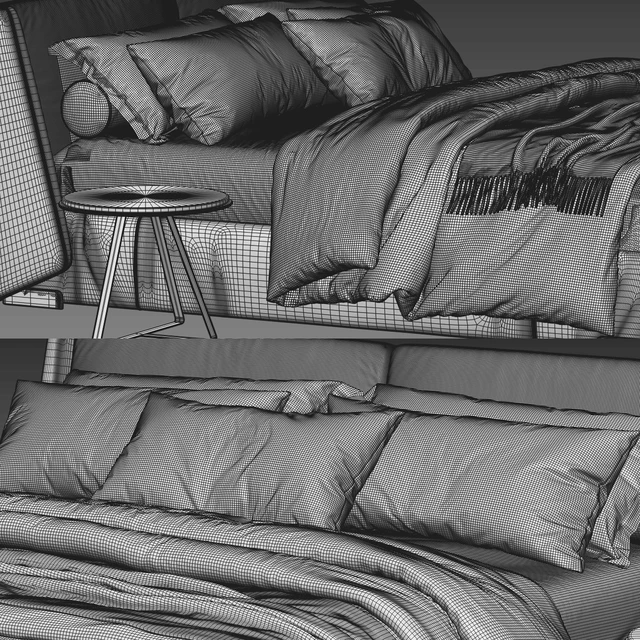 Natuzzi Fenice Bed — Descargar