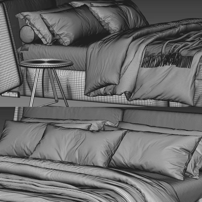 Natuzzi Fenice Bed — Ver 3