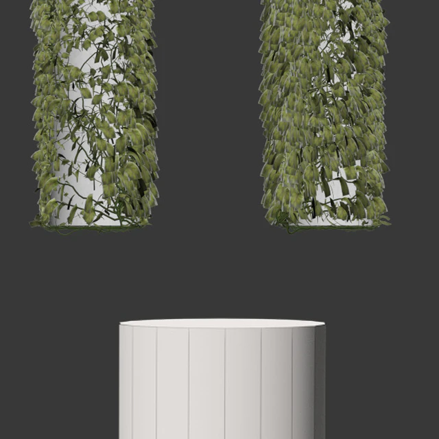 Leaves for round columns. 4 models — Descargar