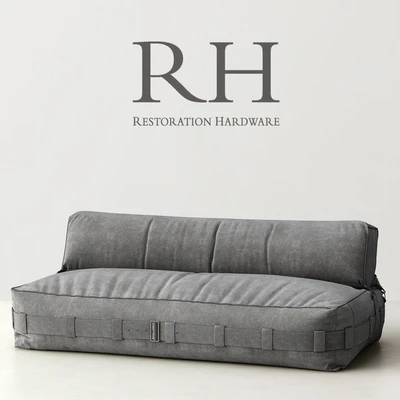 RH / CARGO LOUNGE LOVESEAT — Ver 1