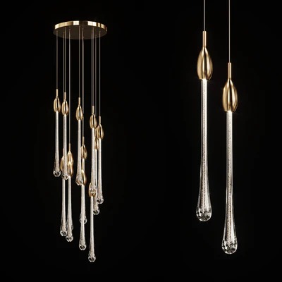 Drop shaped pendant lamp FIAL B — Ver 1