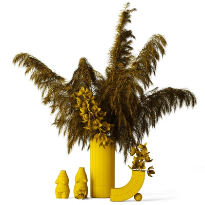 Pampas grass and Cymbidium — Вид 2