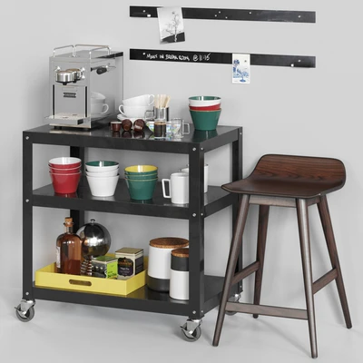 CB2 Exclusive rolling cart — Вид 1