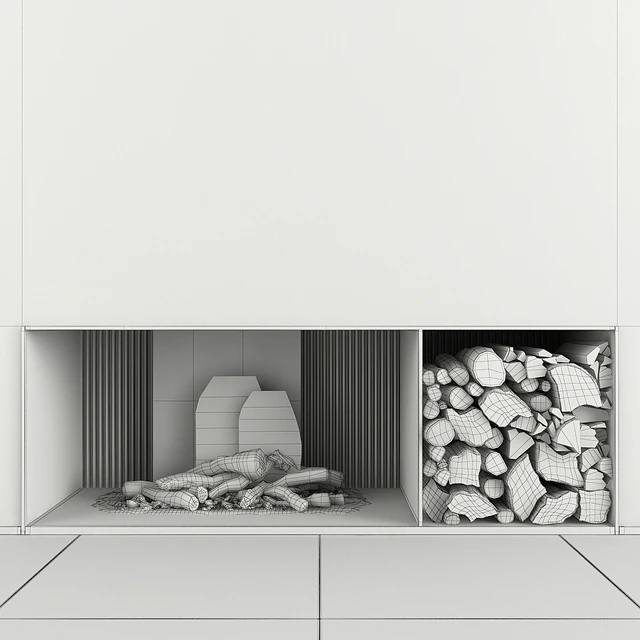 Fireplace modern 29 — Скачать