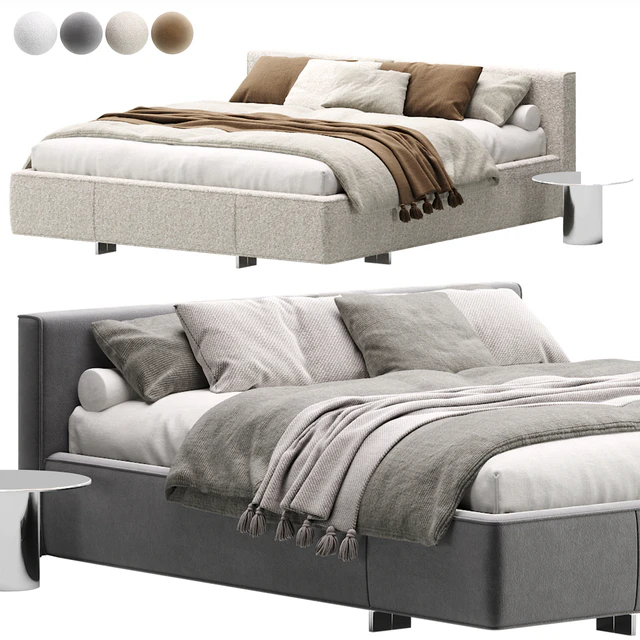 Yves Bed By Minotti — Скачать