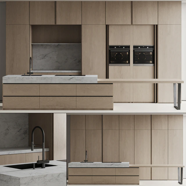 Modern kitchen with island 11 — Descargar