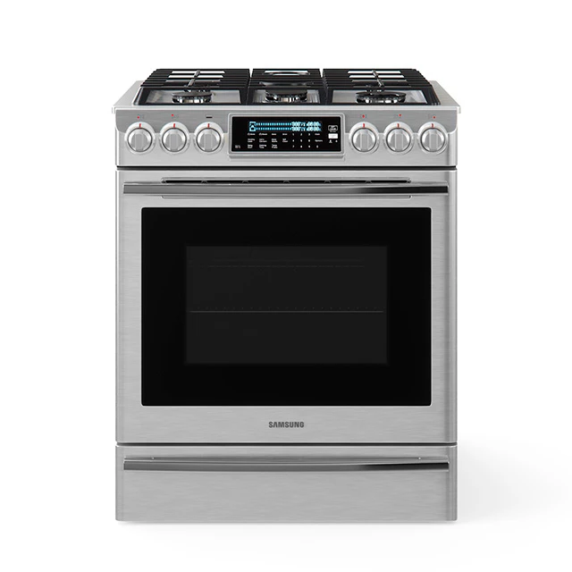 Samsung 5.8 Cu. Ft. Slide-In Gas Range — Descargar