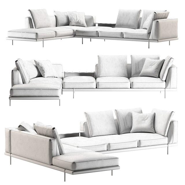 Phil Bonaldo corner sofa — Descargar