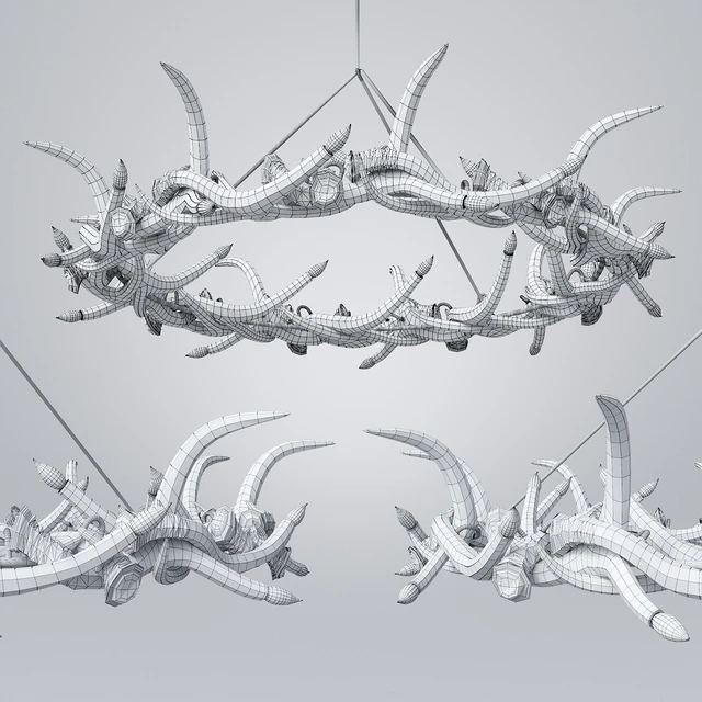 Roll &amp; Hill / Chandelier - 27 Antler Ring — Descargar