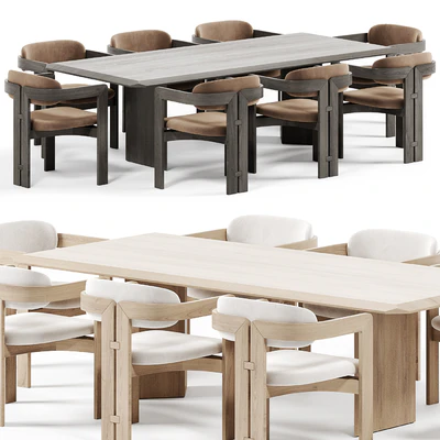 Dolm Plus Table, 0414 Gallottiradice Chair — Вид 3