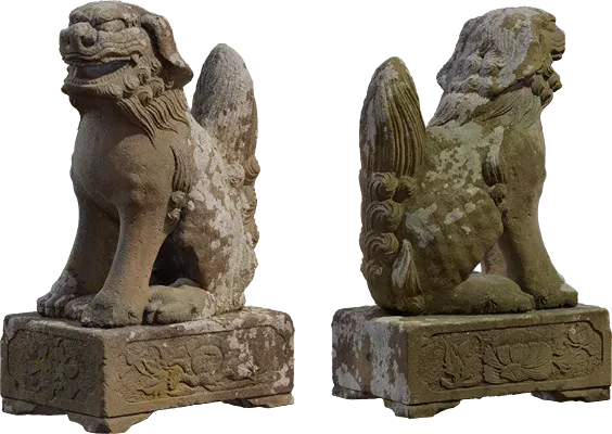 japanese komainu statue 001 — Скачать