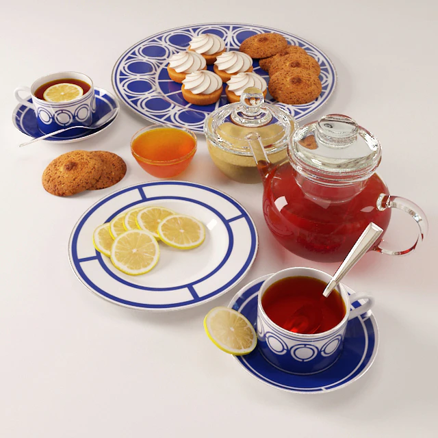 Set "Tea Party" — Descargar