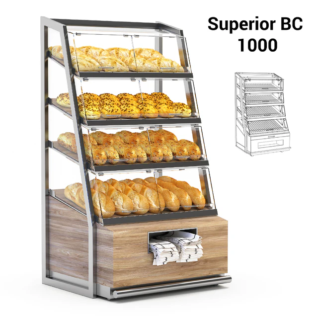 Хлебный стеллаж Superior — Скачать