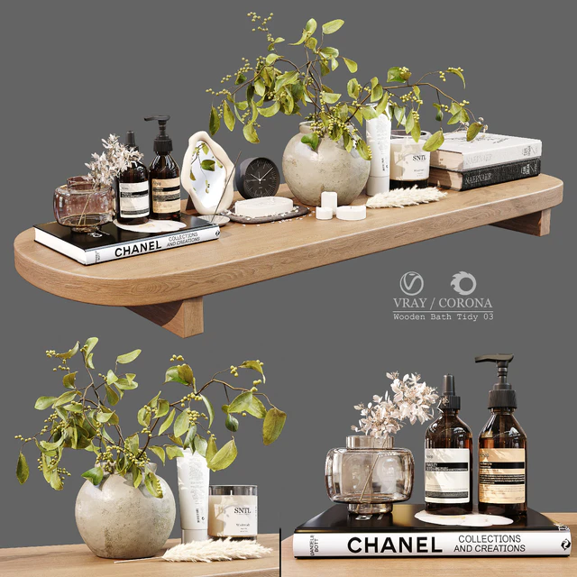 Wooden Bath Tidy 03 — Descargar