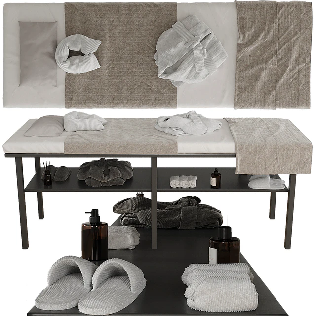 Massage table with decor 2 — Descargar