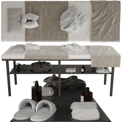 Massage table with decor 2 — Ver 1
