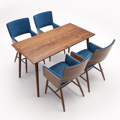 Table and chair Mikiya Kobayashi — Ver 1