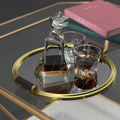 Classically Lina Sofa and Eichholtz Table with accessories — Ver 2