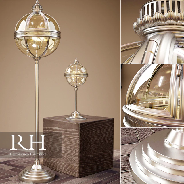 RH VICTORIAN HOTEL FLOOR LAMP + DESK LAMP — Descargar