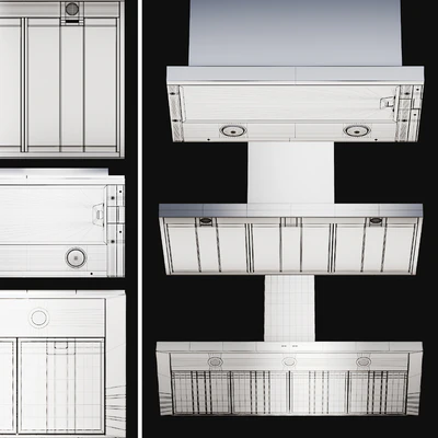 Kitchen Appliances Smeg Hoods Set 2 — Ver 2