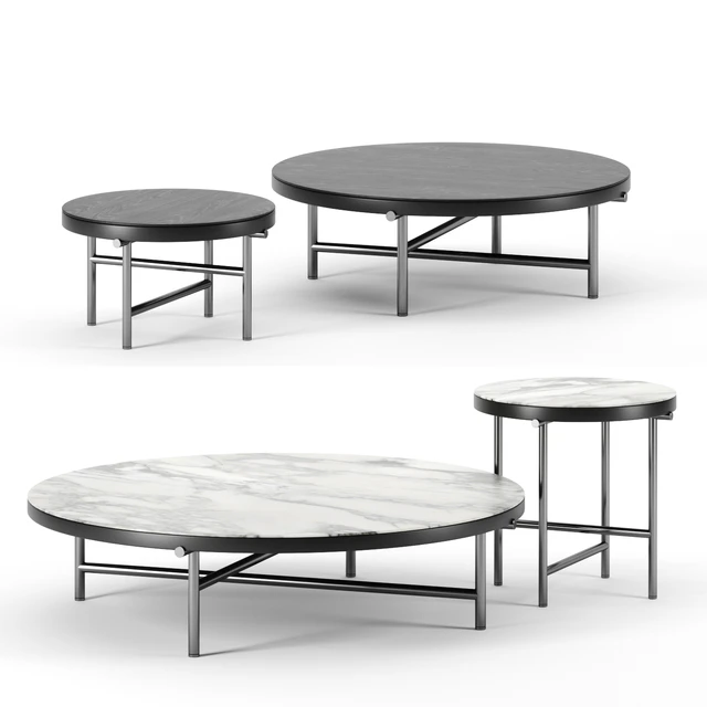 Torii coffee tables by Minotti set 2 — Descargar